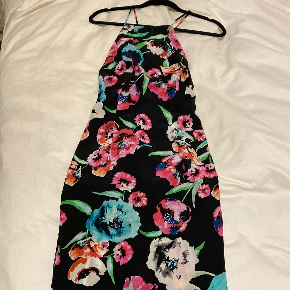 Silk Yumi Kim Floral Cocktail Dress